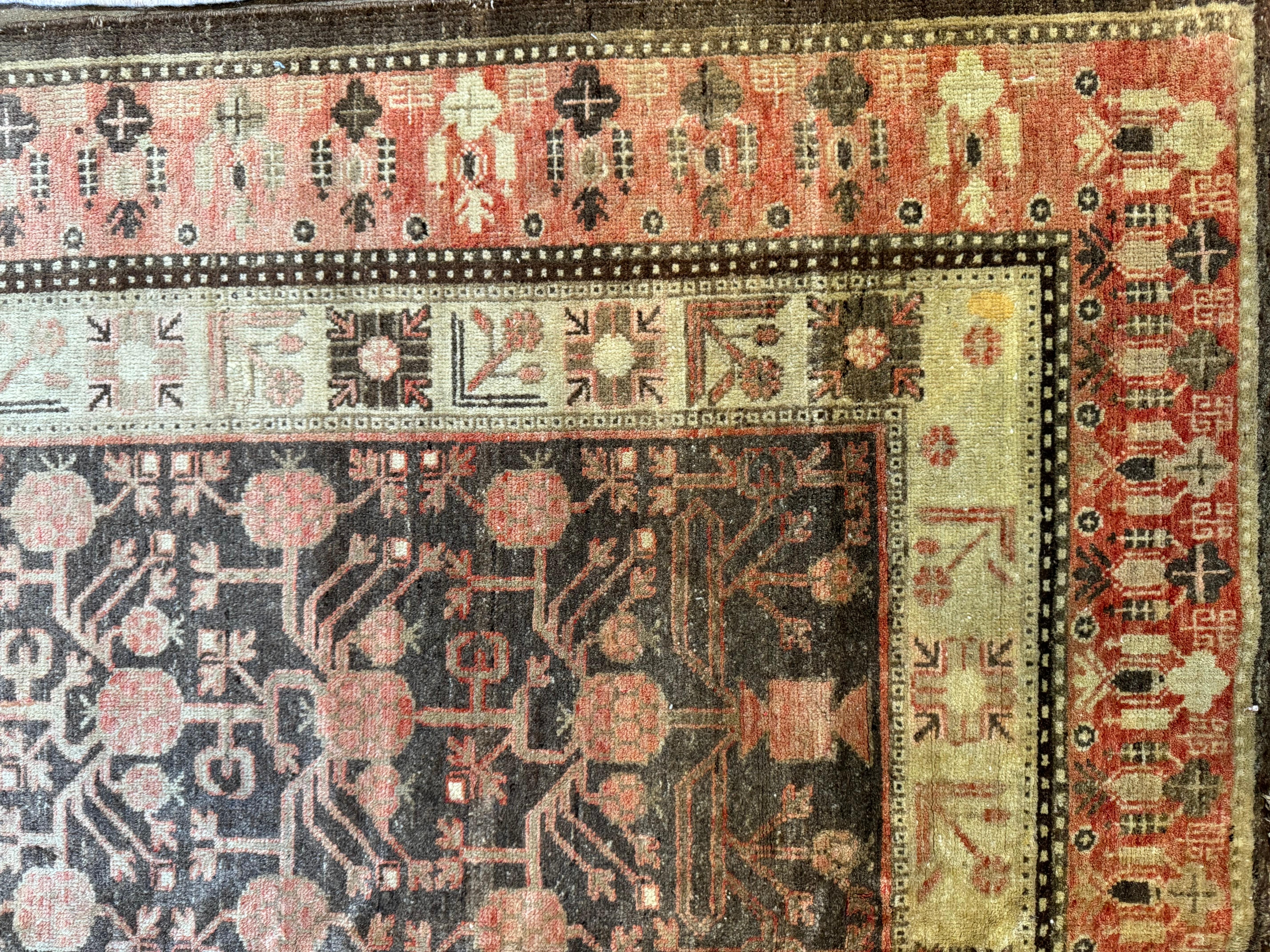1900er Jahrhundert Antike Samarkand Teppich 6,6 