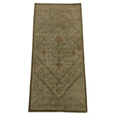 Tapis Samarkand ancien des années 1900 6,8" X 2,9"