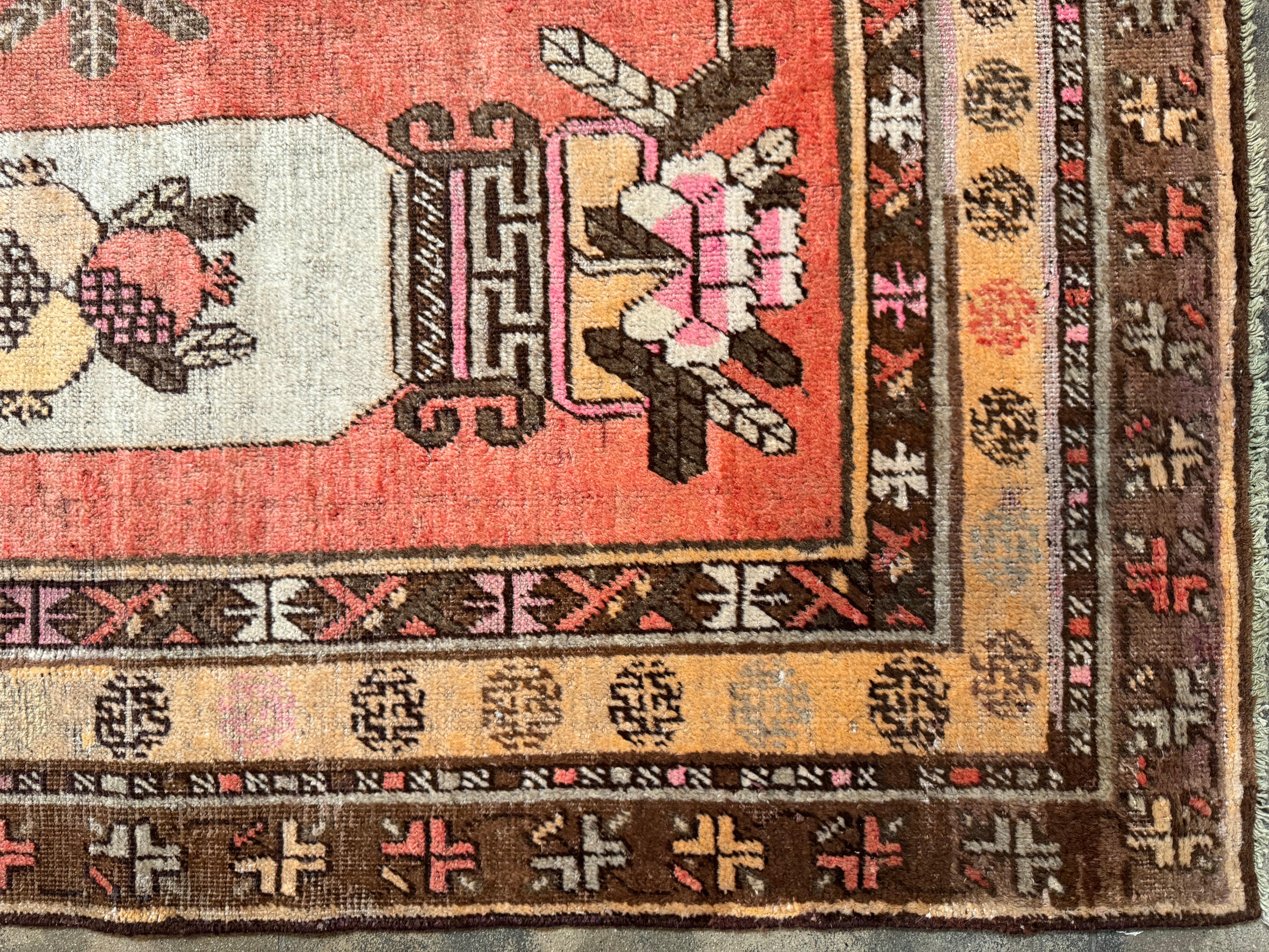 1900er Jahrhundert Antike Samarkand Teppich 9,11