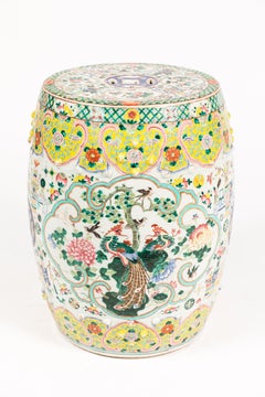 1900s Chinese Enameled Garden Seats