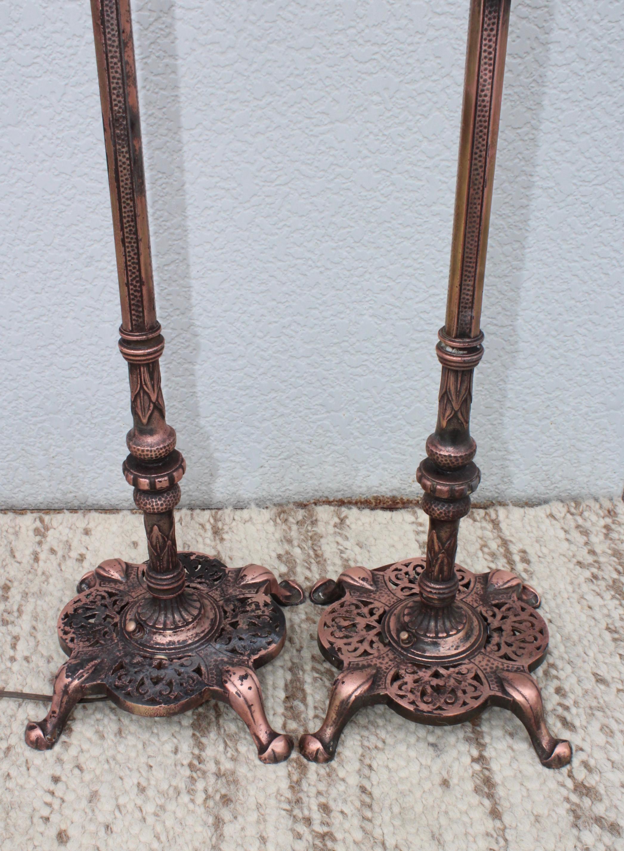 Brass 1900s Chinese Floor Lamps