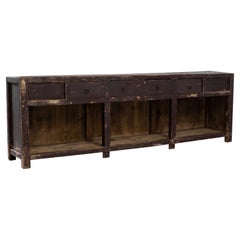 1900s Chinese Wooden Counter