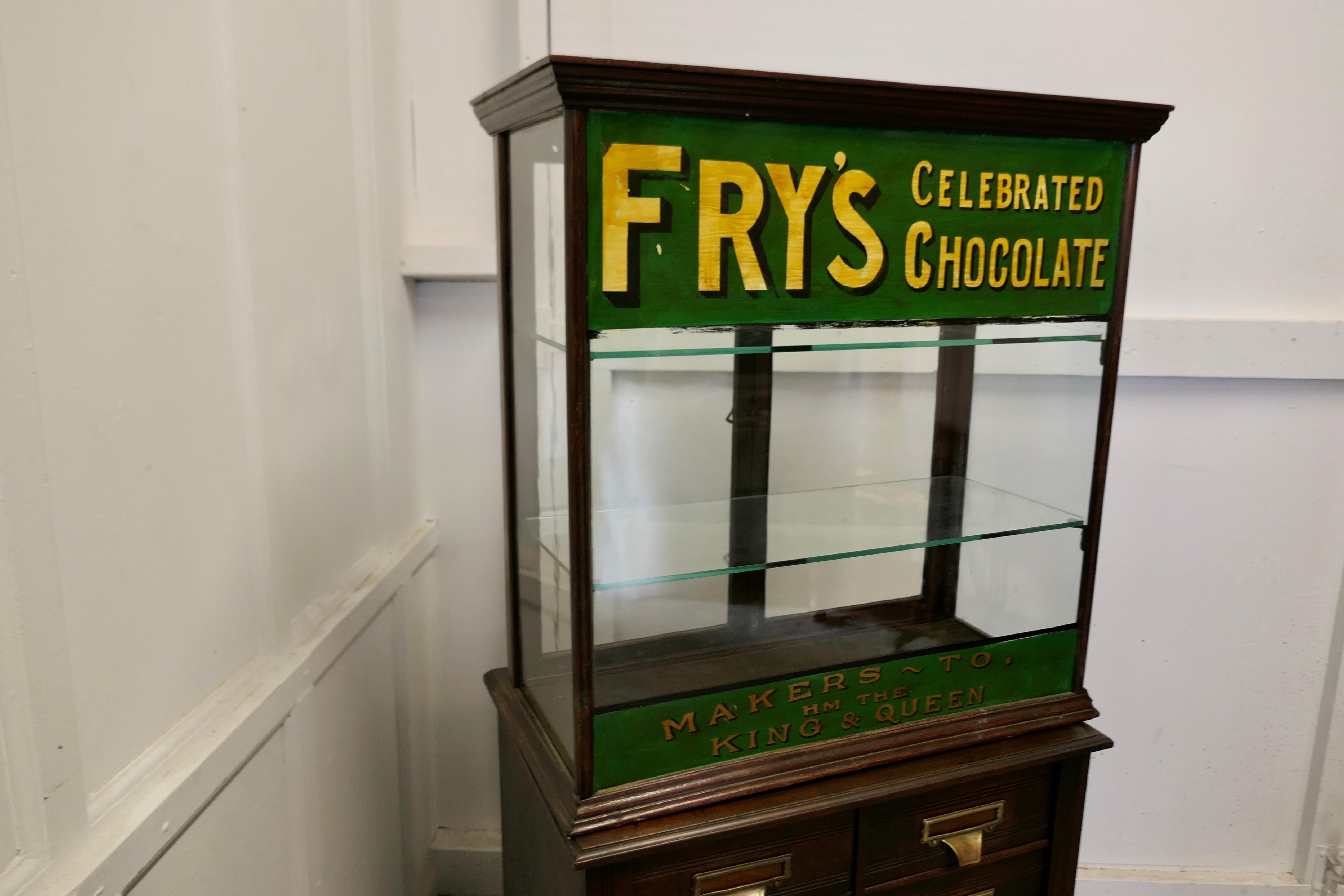 Edwardian 1900s Counter Top Sweet Shop Display Cabinet     For Sale