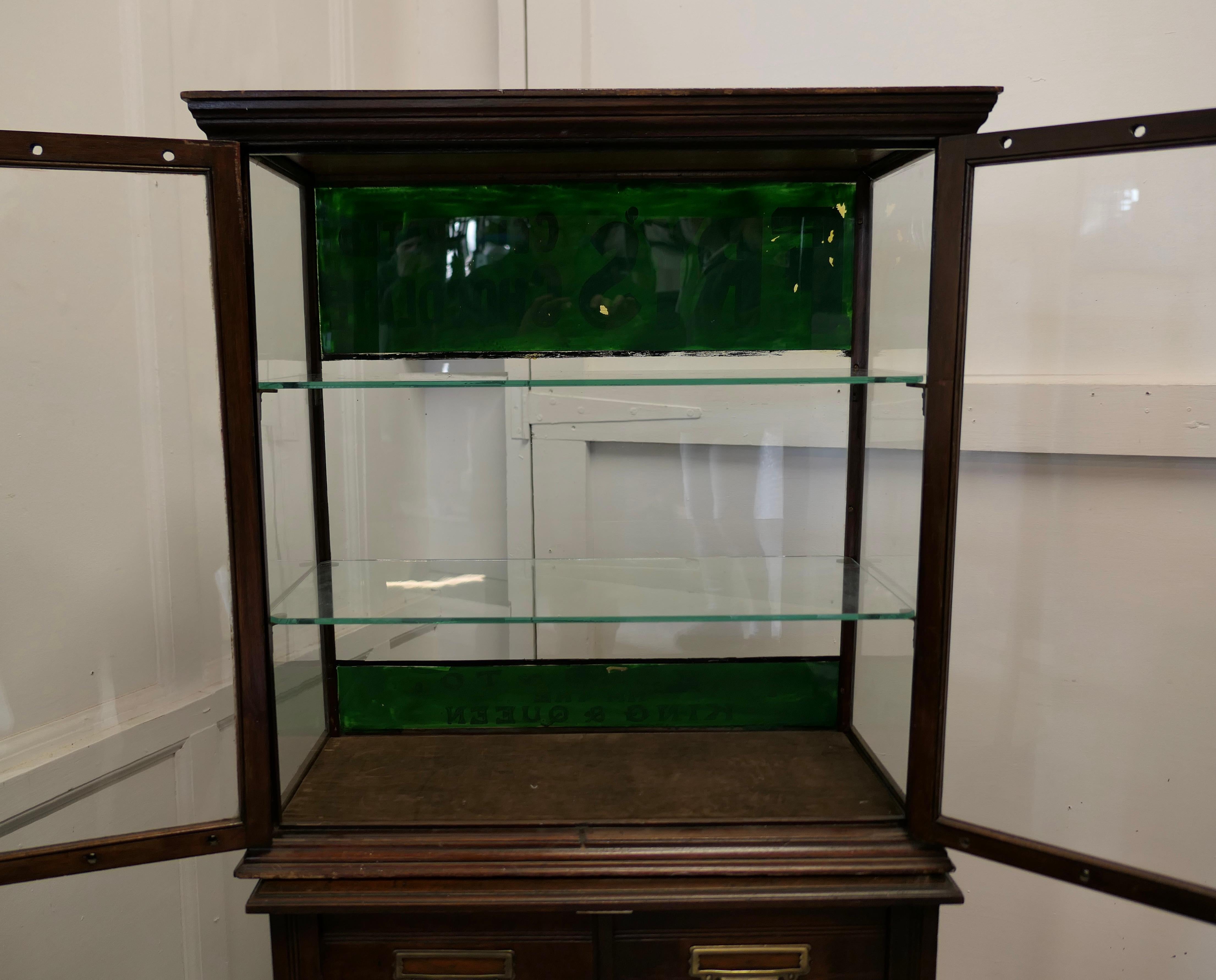 Glass 1900s Counter Top Sweet Shop Display Cabinet     For Sale