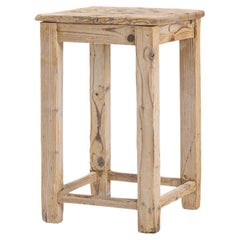 1900s Country French Wooden Stool