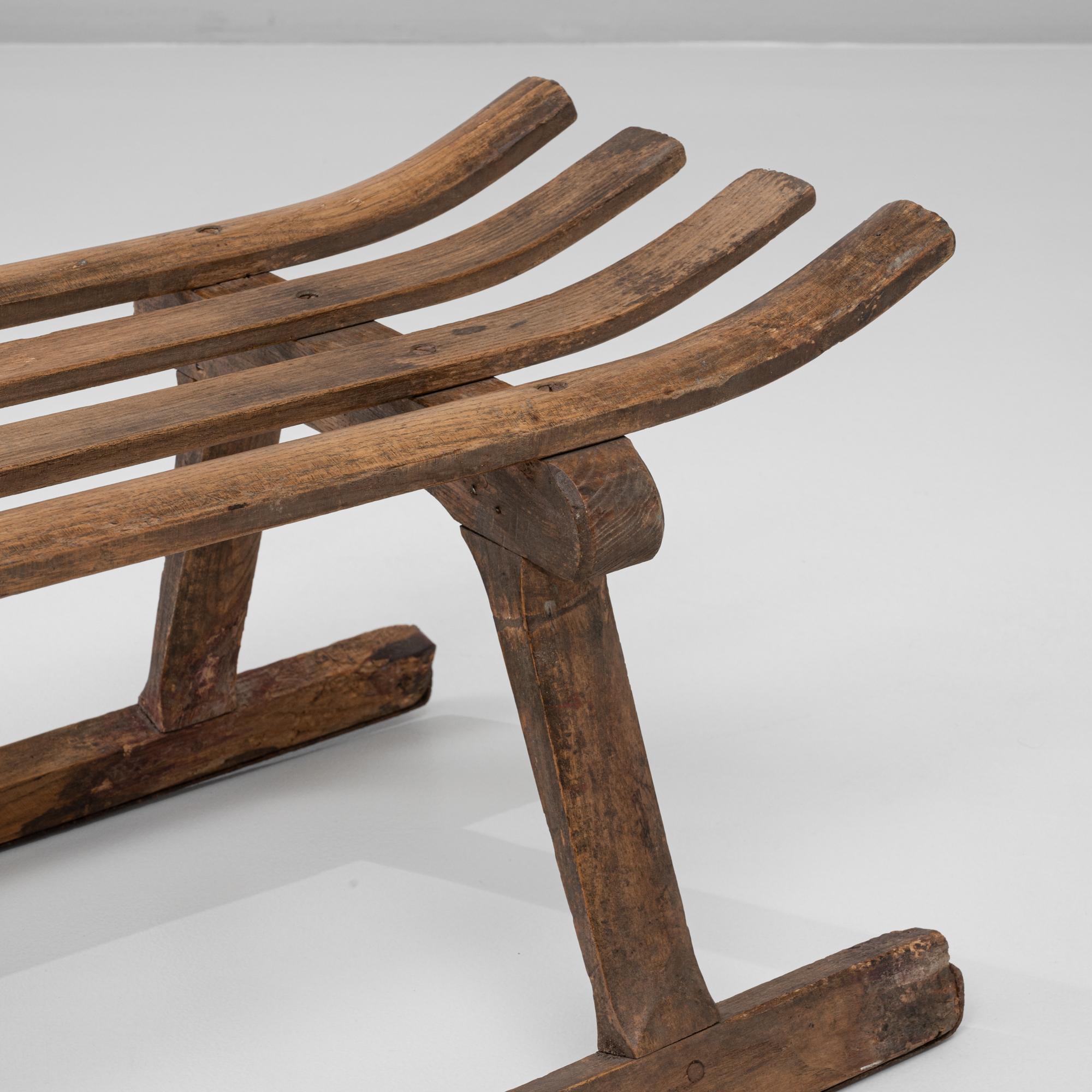 Traîneau en bois courbé tchèque des années 1900 en vente 4