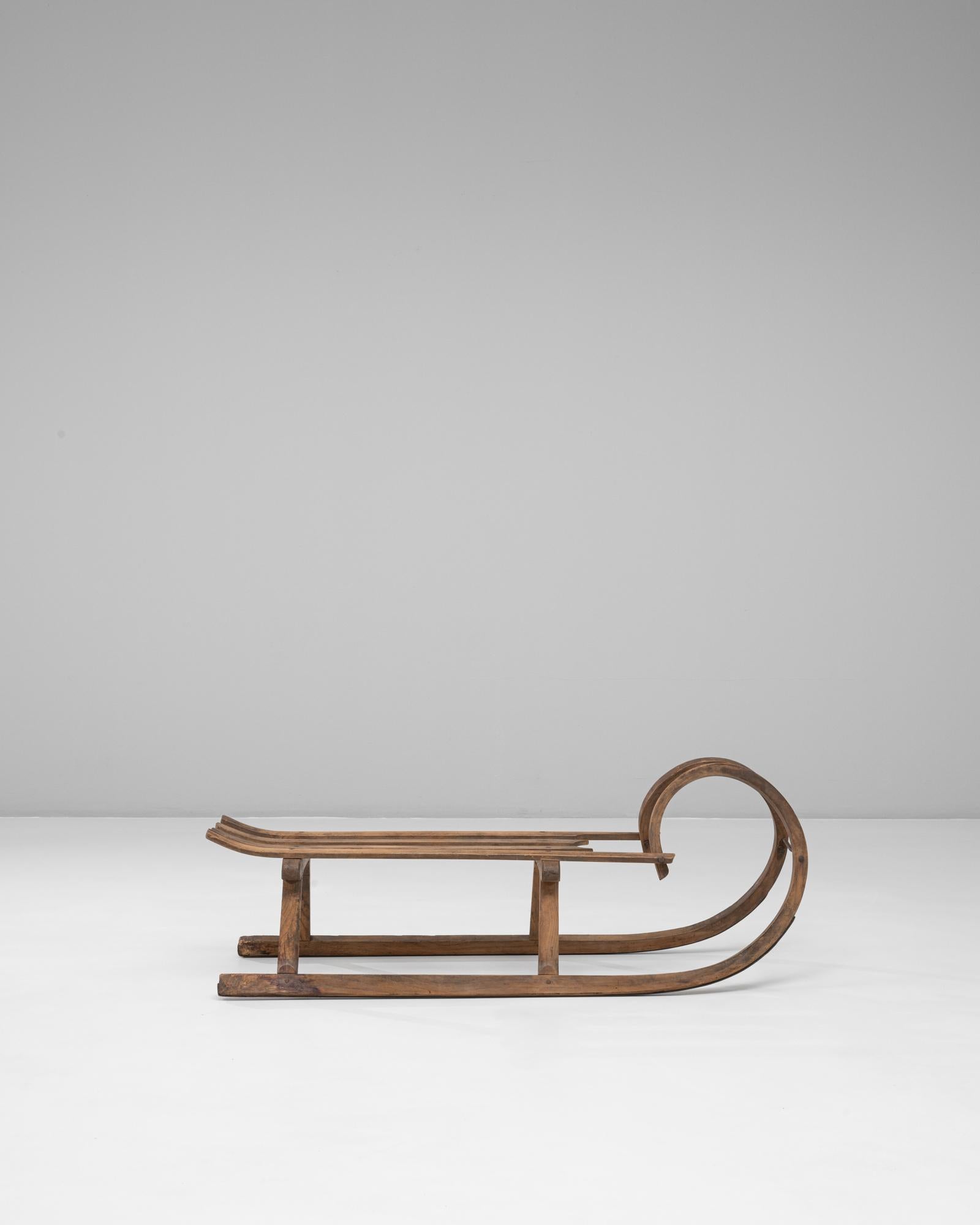 Tchèque Traîneau en bois courbé tchèque des années 1900 en vente