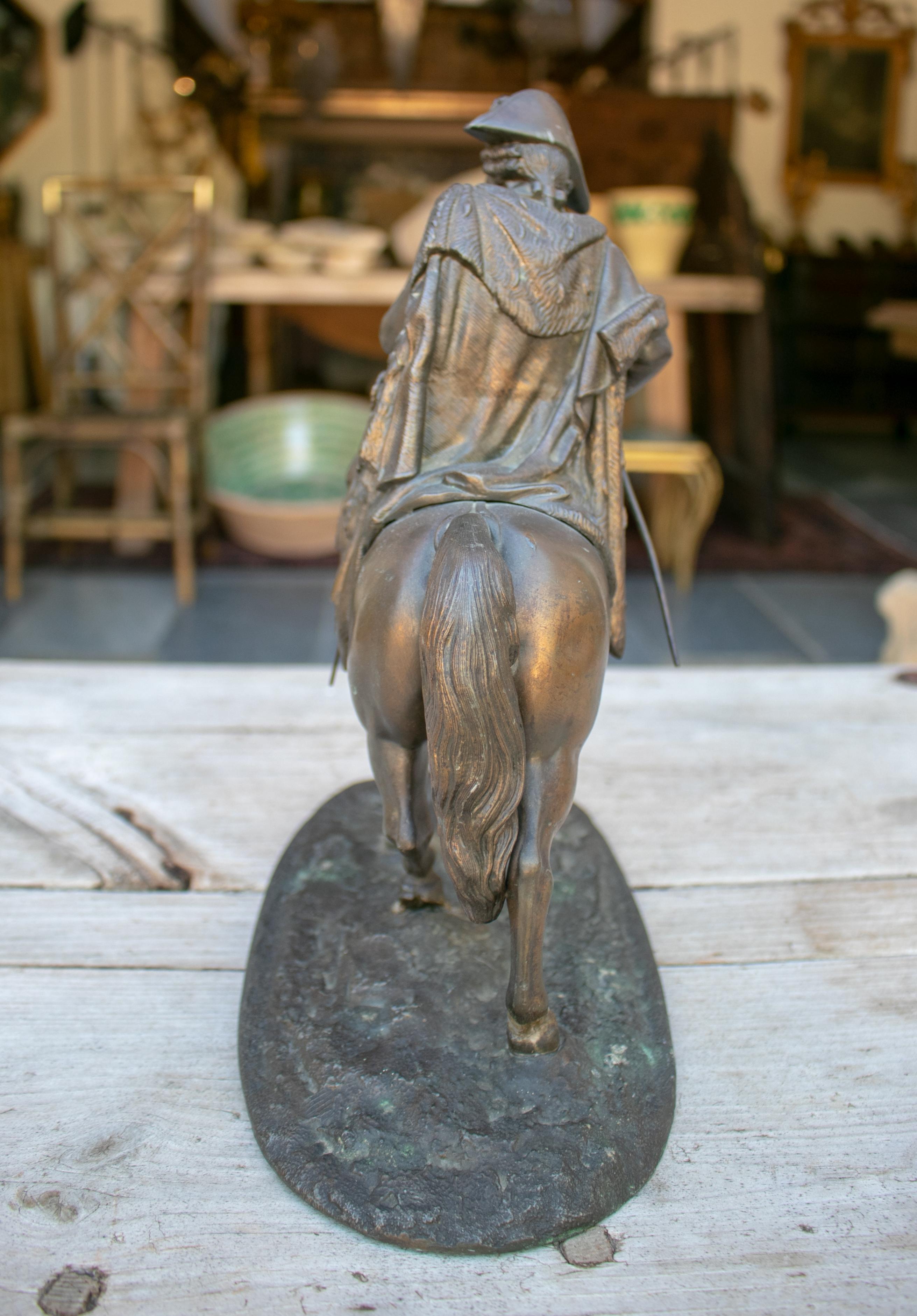 1900s Duke of Wellington on his Horse Copenhagen Bronze Figure