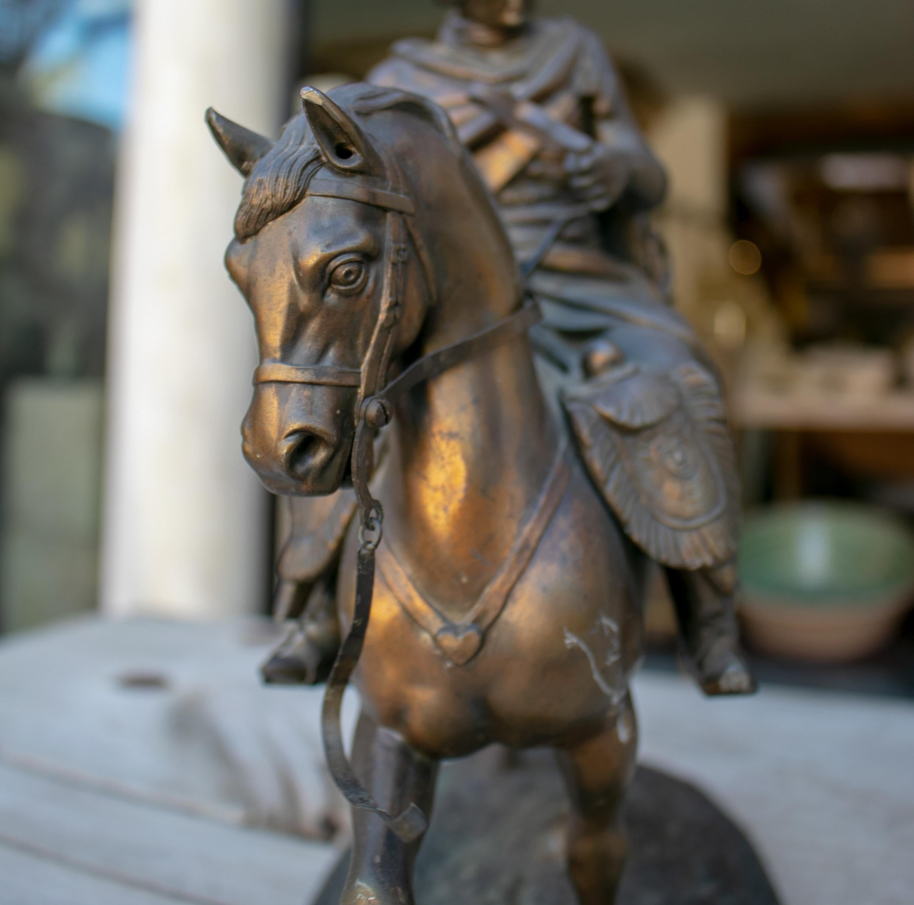 20th Century 1900s Duke of Wellington on his Horse Copenhagen Bronze Figure Sculpture