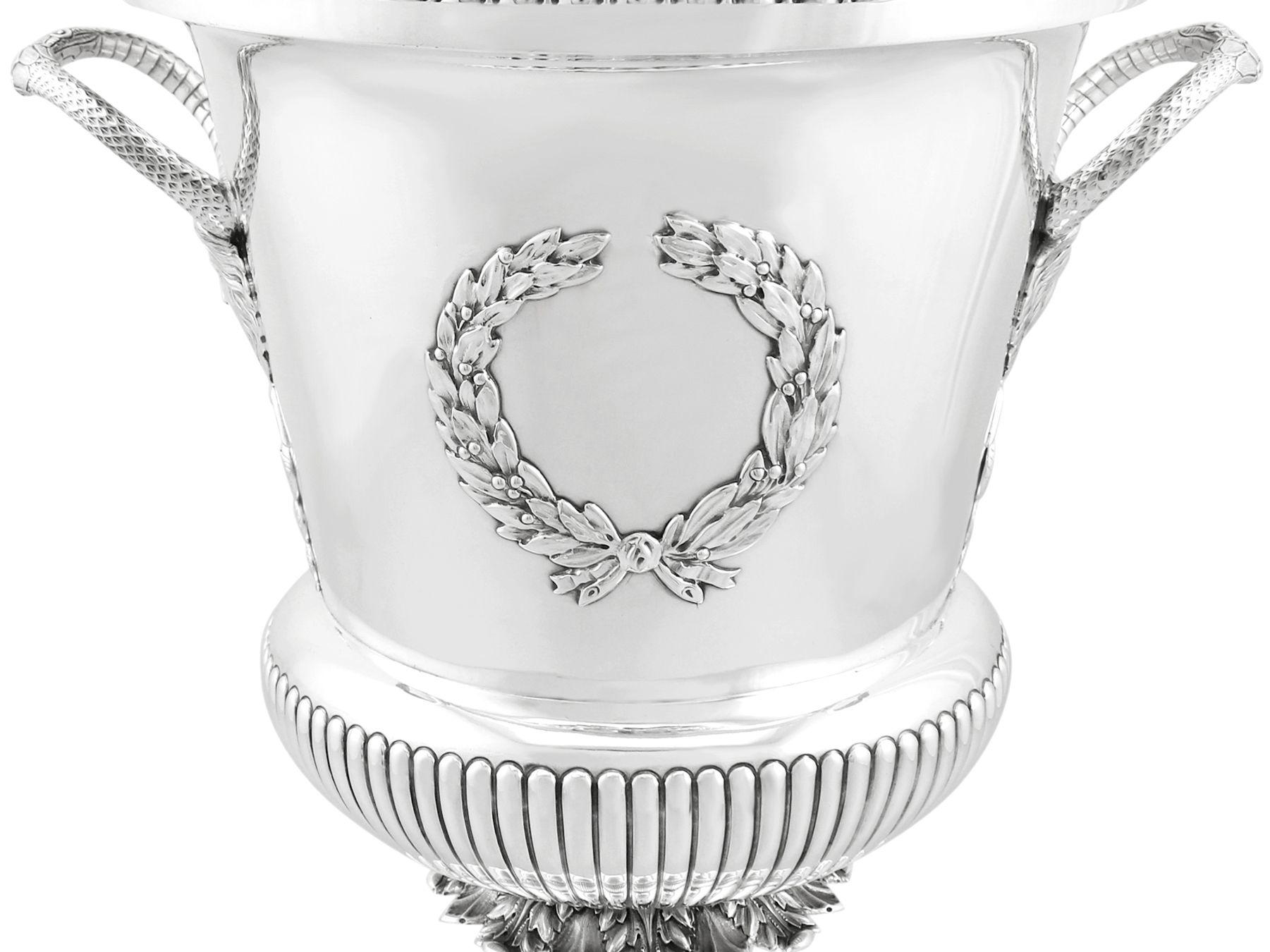 20th Century 1900s Edwardian Sterling Silver Presentation Cup and Cover For Sale