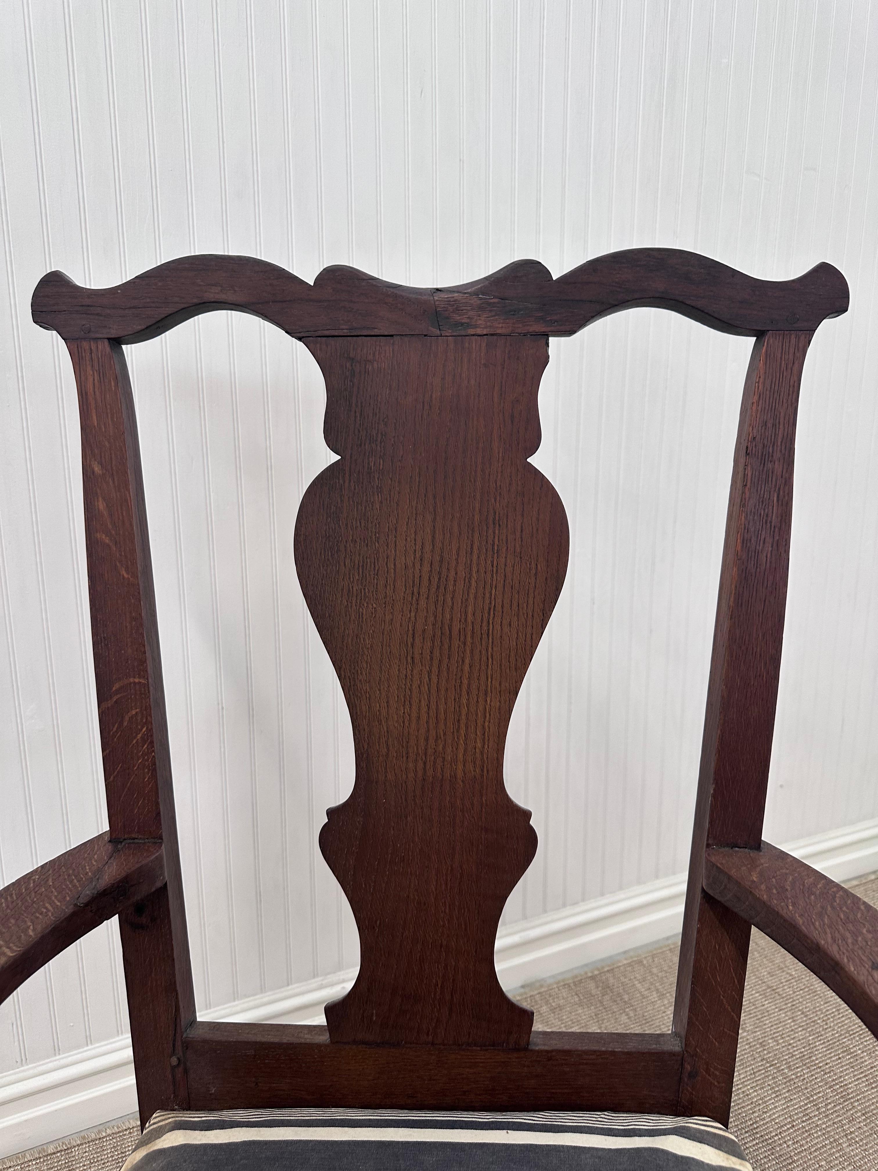 1900's English Antique Chippendale Style Chair en venta 4