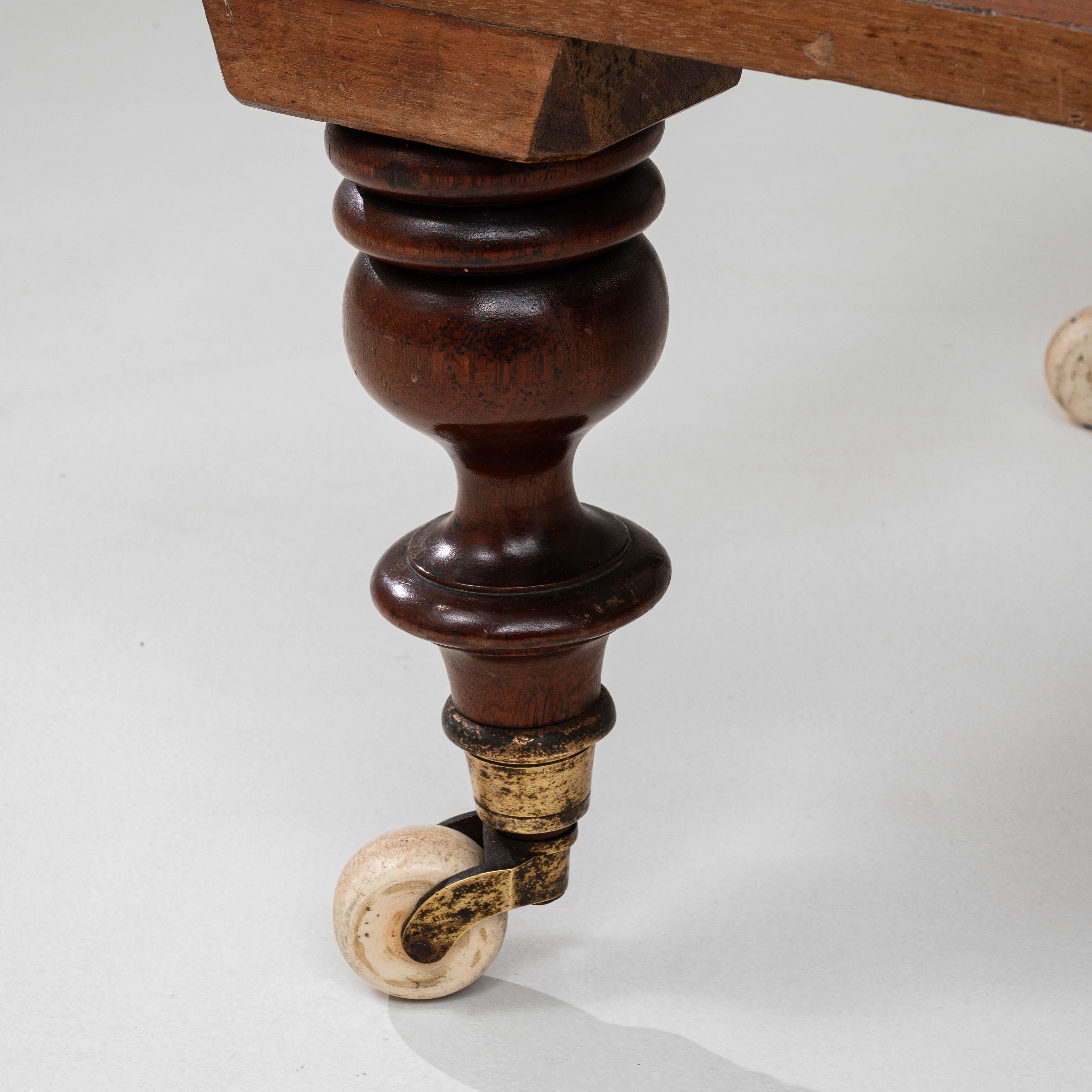 1900s Inglés Victoriano Caoba Plegable Daybed Por Robinson & Sons en venta 10