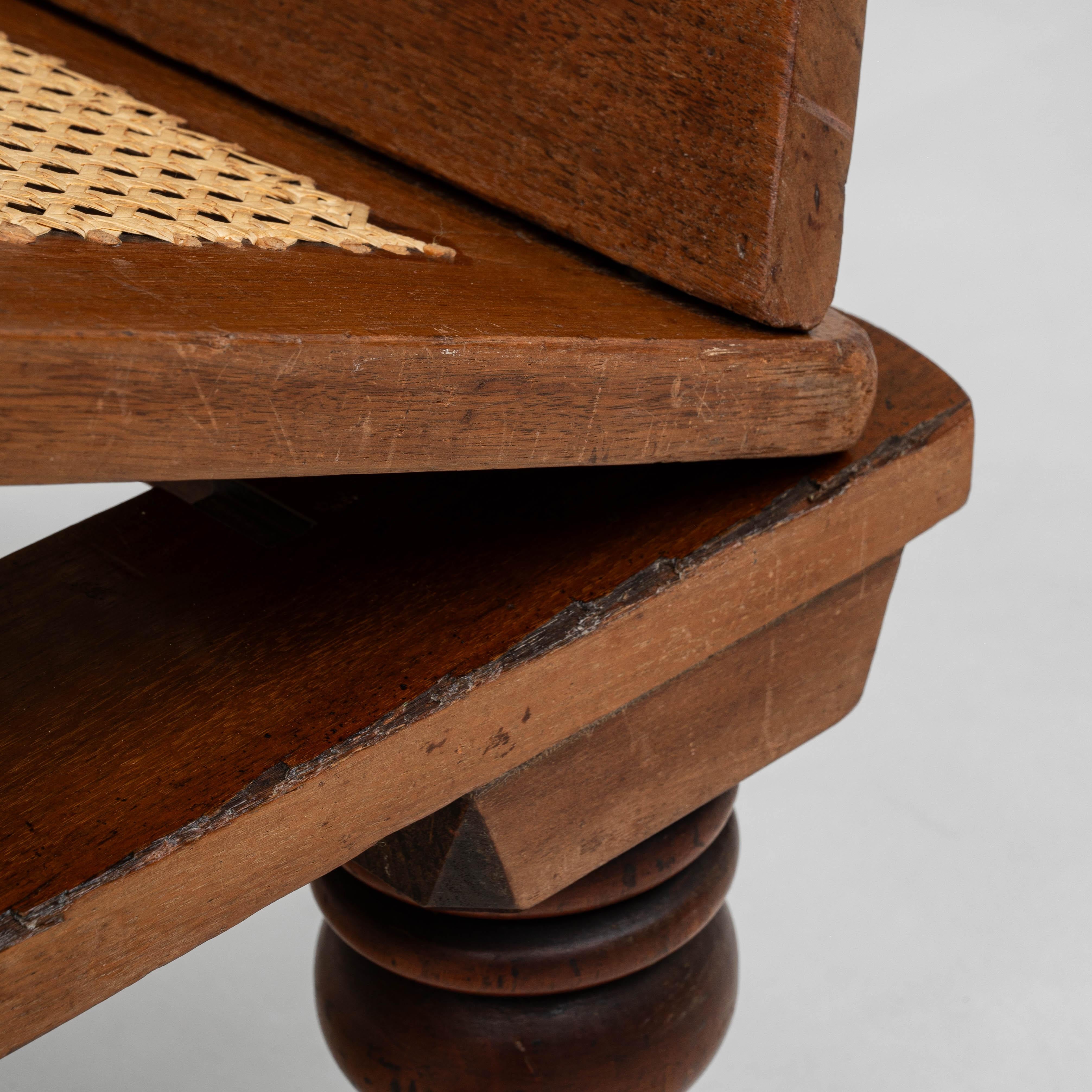 1900s Inglés Victoriano Caoba Plegable Daybed Por Robinson & Sons en venta 11