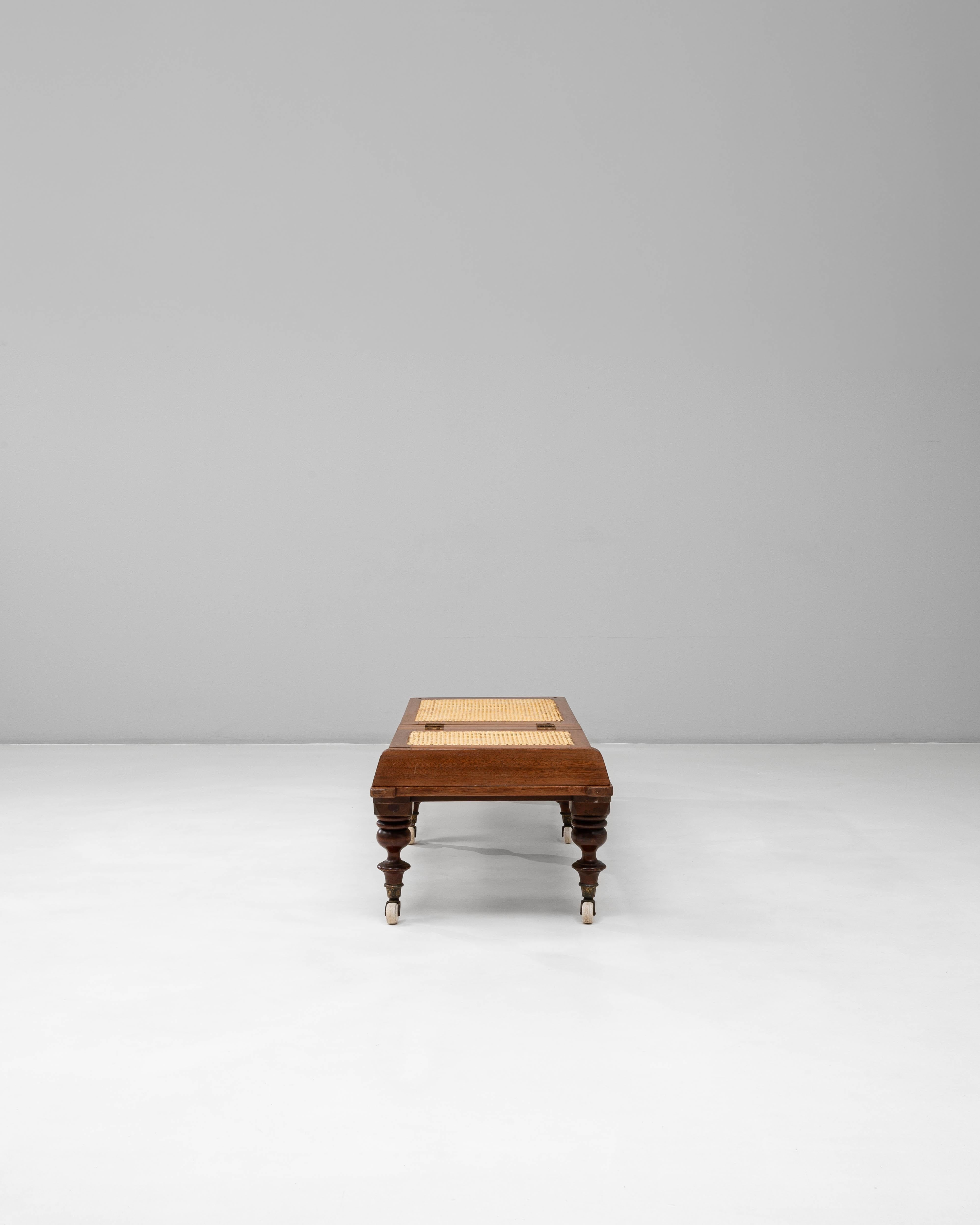 1900s Inglés Victoriano Caoba Plegable Daybed Por Robinson & Sons Británico en venta