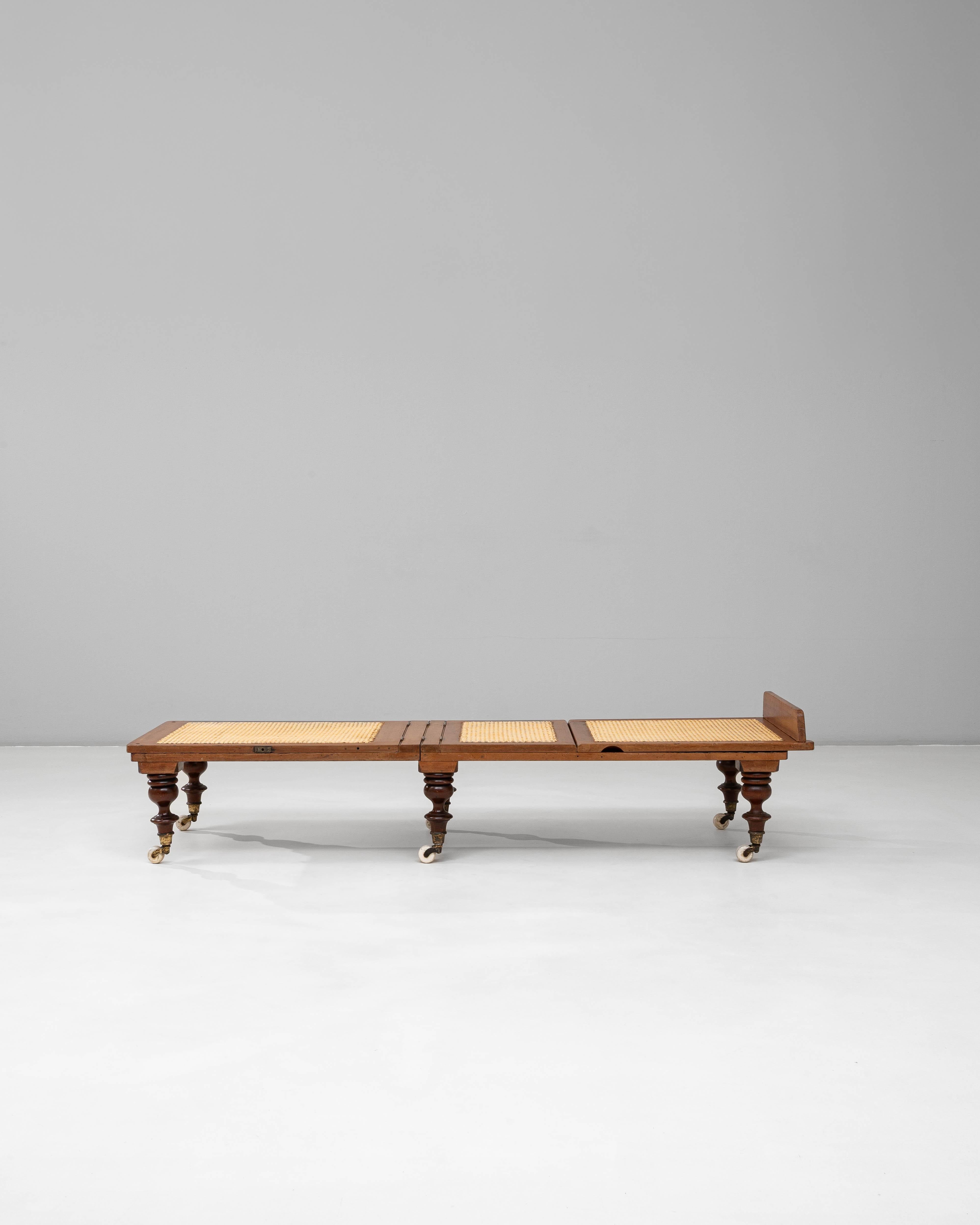 1900s Inglés Victoriano Caoba Plegable Daybed Por Robinson & Sons siglo XX en venta