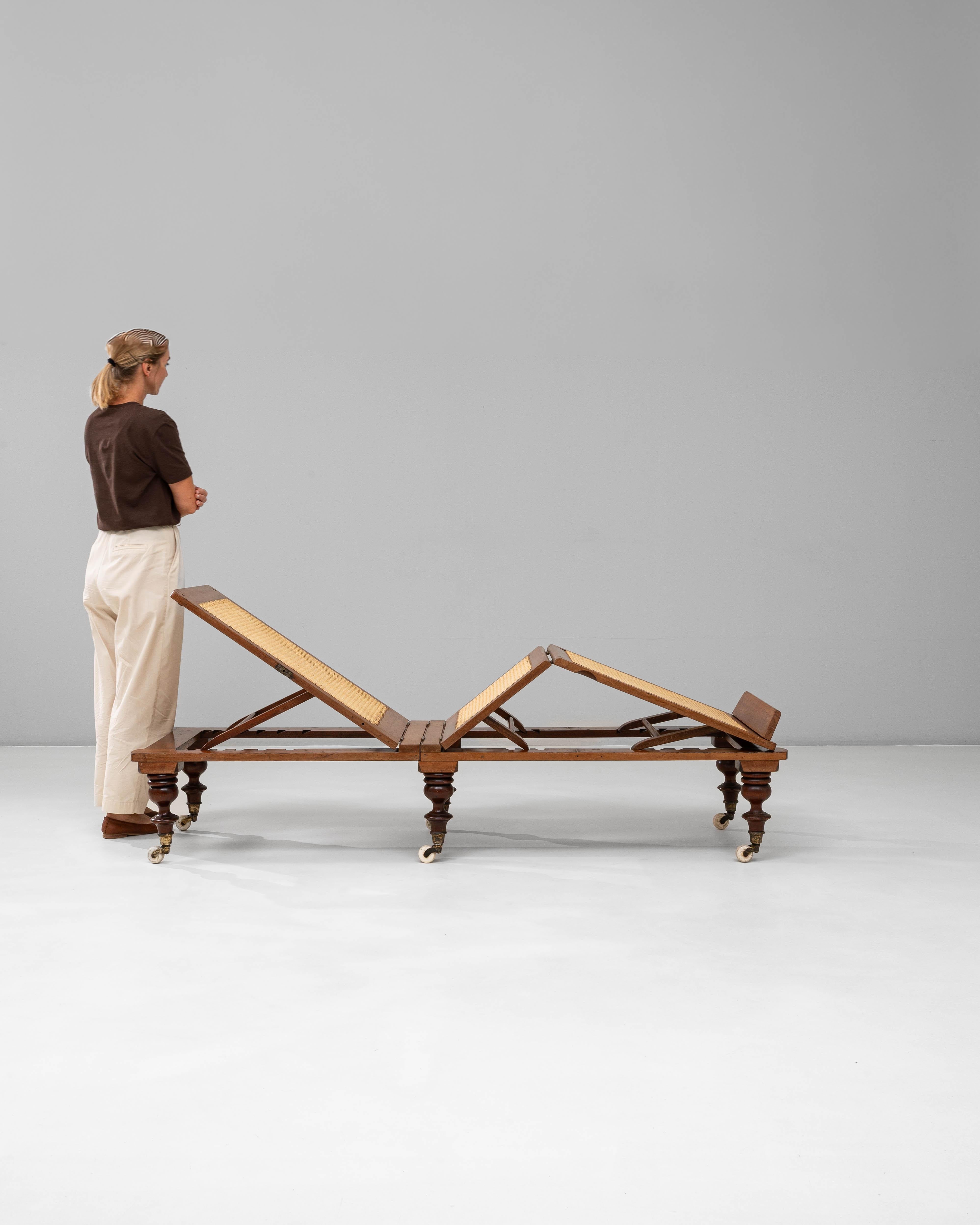 1900s Inglés Victoriano Caoba Plegable Daybed Por Robinson & Sons en venta 1