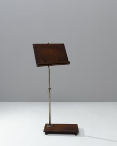 Antique Wooden Music Stand, Metal and Wood, Adjustable, UK, Circa 1900