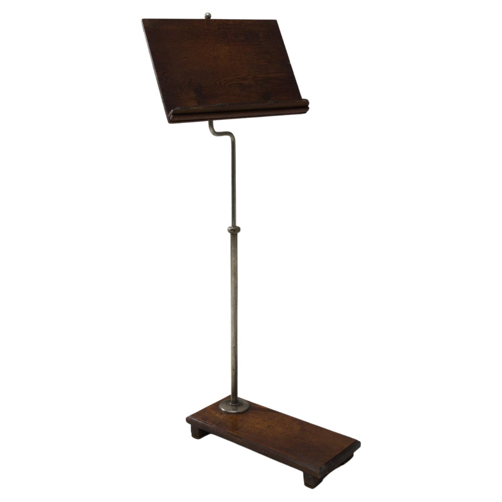 1900s English Wooden Music Stand