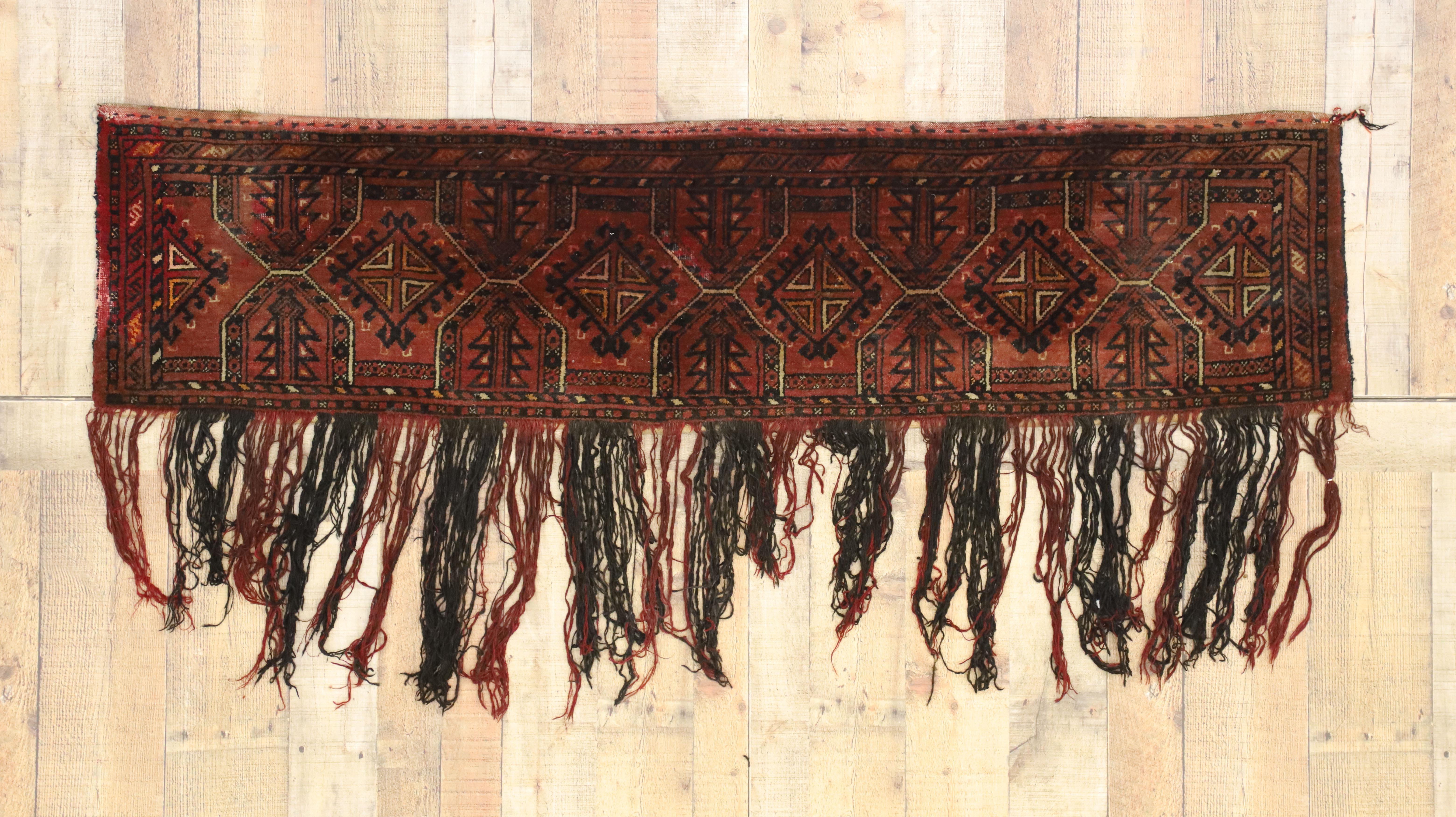 Bolso Ersari Turkoman Torba de 1900, alfombra turcomana de estilo tribal moderno en venta 3
