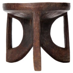 1900s Ethiopian Carved Tribal Stool