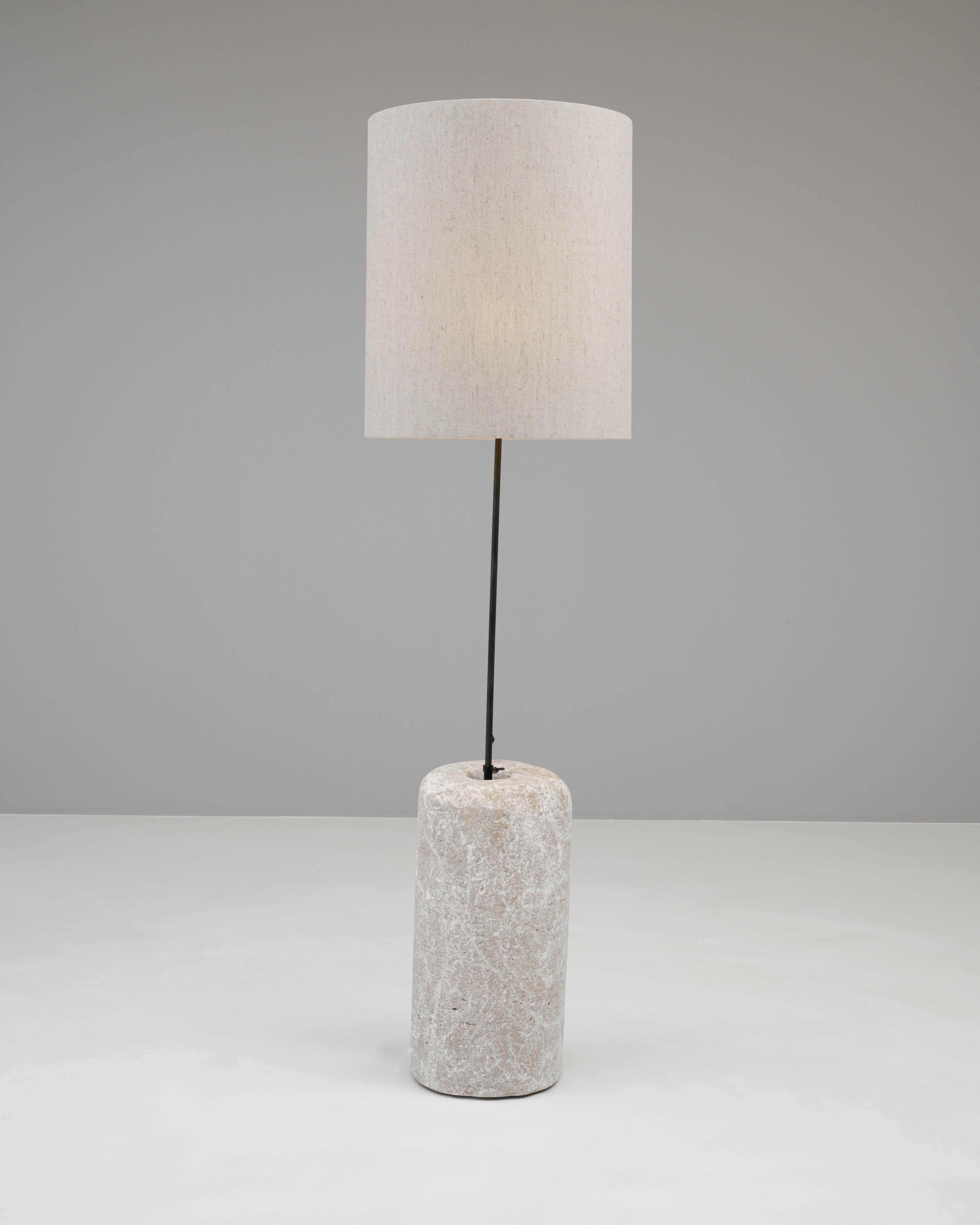 1900s European Marble & Metal Floor Lamp For Sale 8