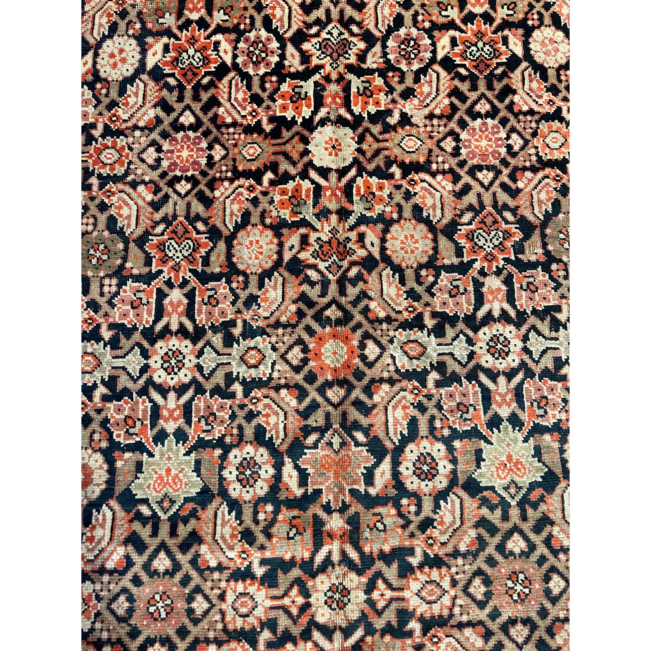 Tribal Fine tapis caucasien ancien du Karabagh des années 1900 en vente