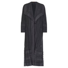 1900s Forrest and Sons Exceptional Silk and Soutache Work Coat