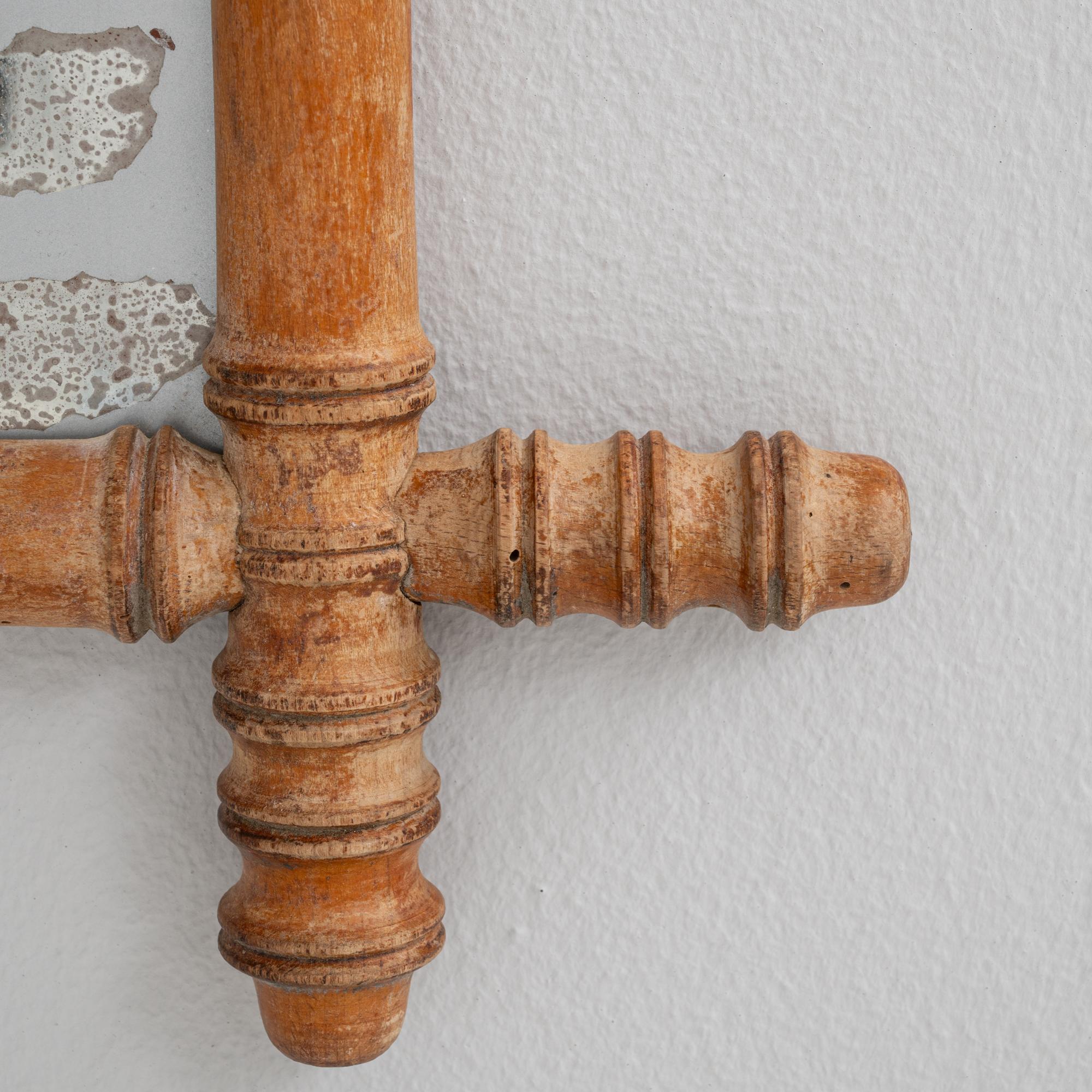 Specchio in finto bambù francese del 1900 in vendita 4