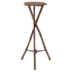 1900s French Bamboo Pedestal