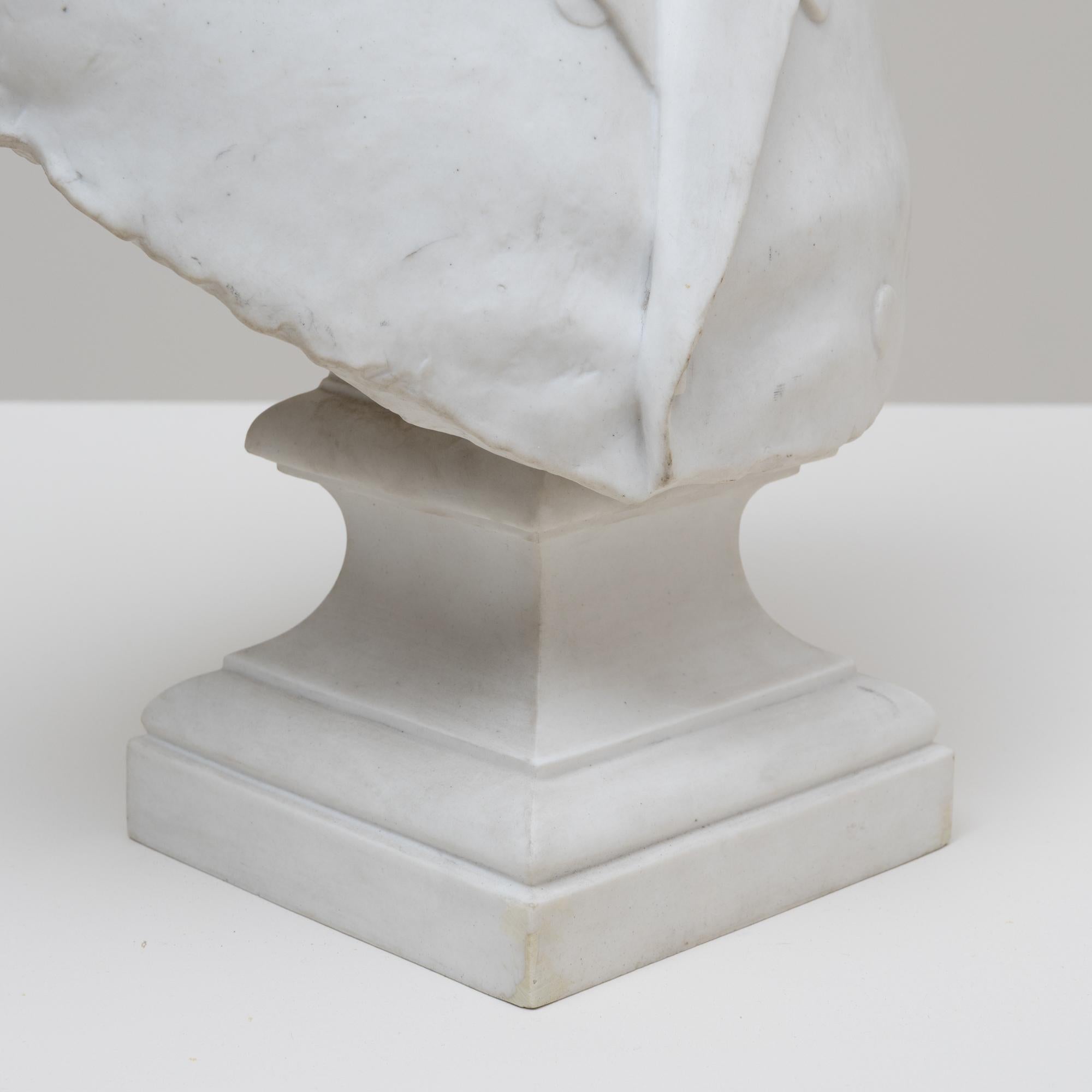 Busto di uomo in porcellana di Bisque francese del 1900 in vendita 5