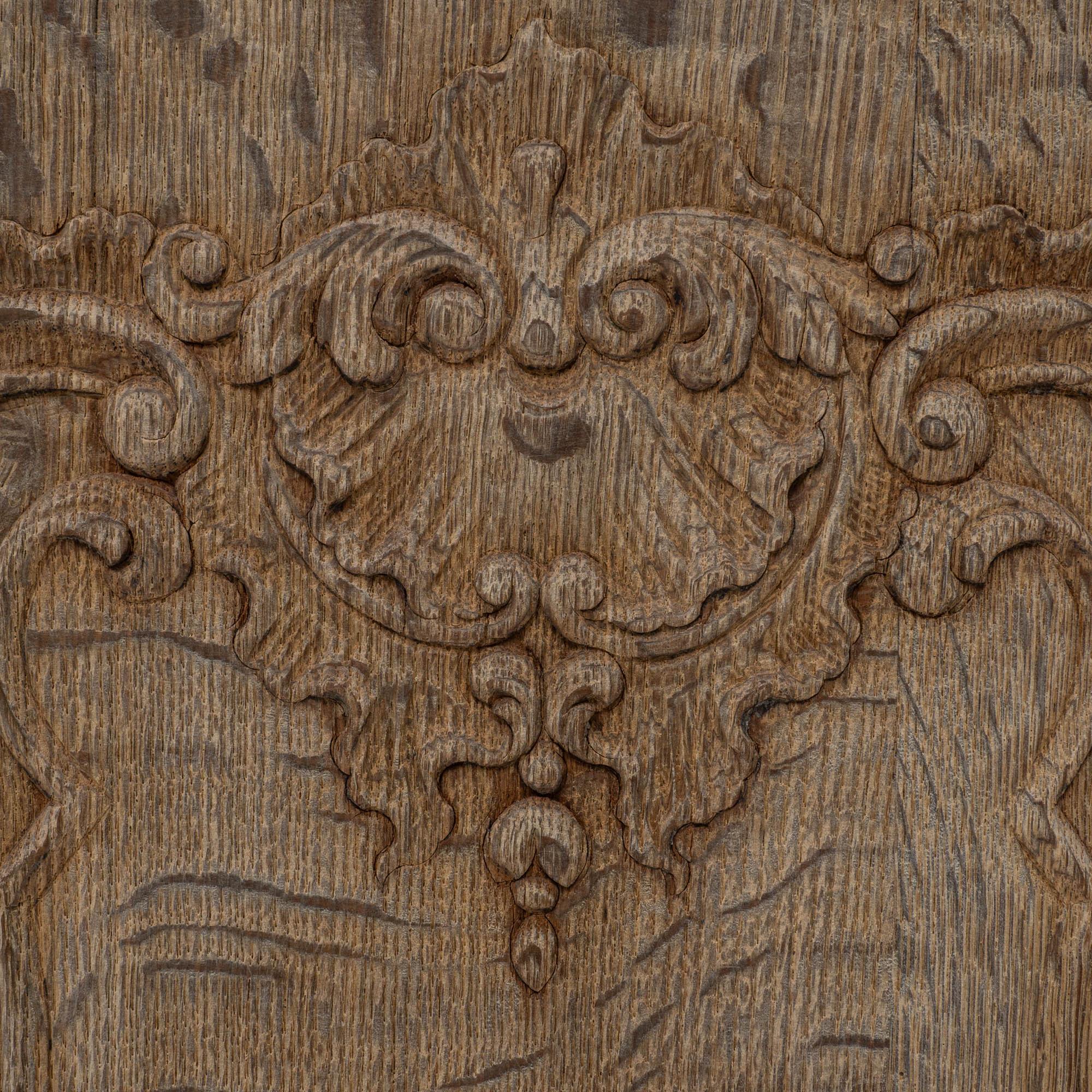 1900s French Bleached Oak Buffet 4