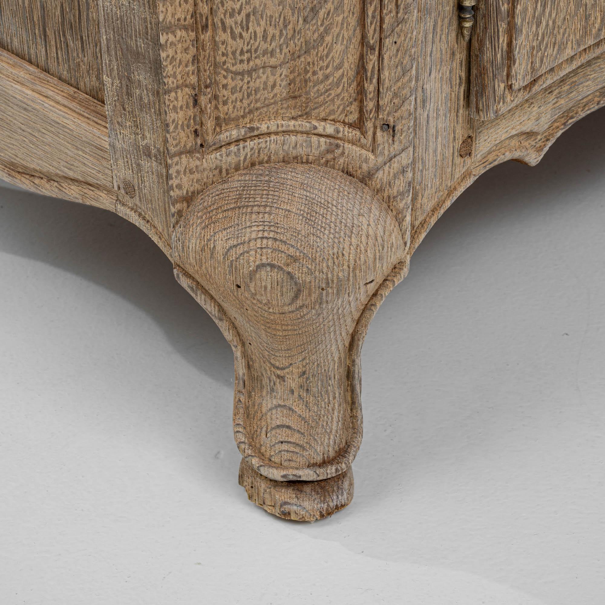 1900s French Bleached Oak Buffet 5