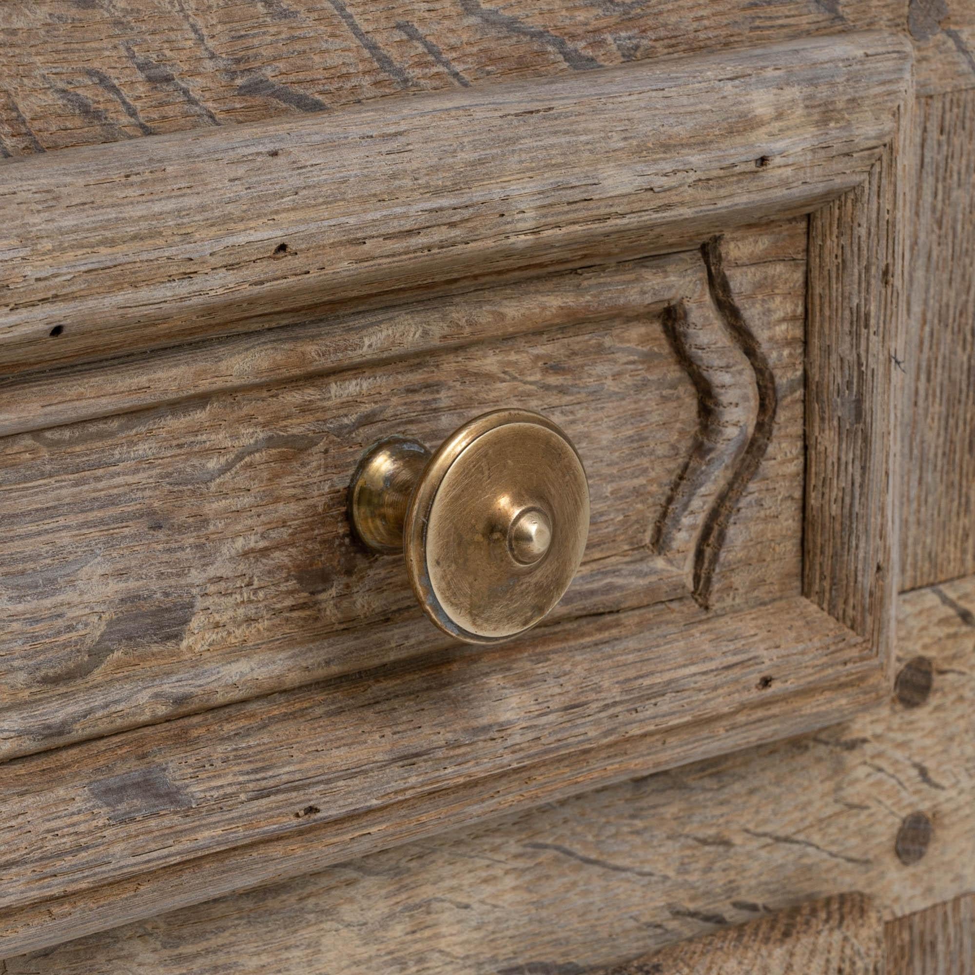 1900s French Bleached Oak Sideboard 6