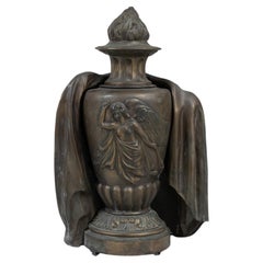 Used 1900s French Bronze Urn