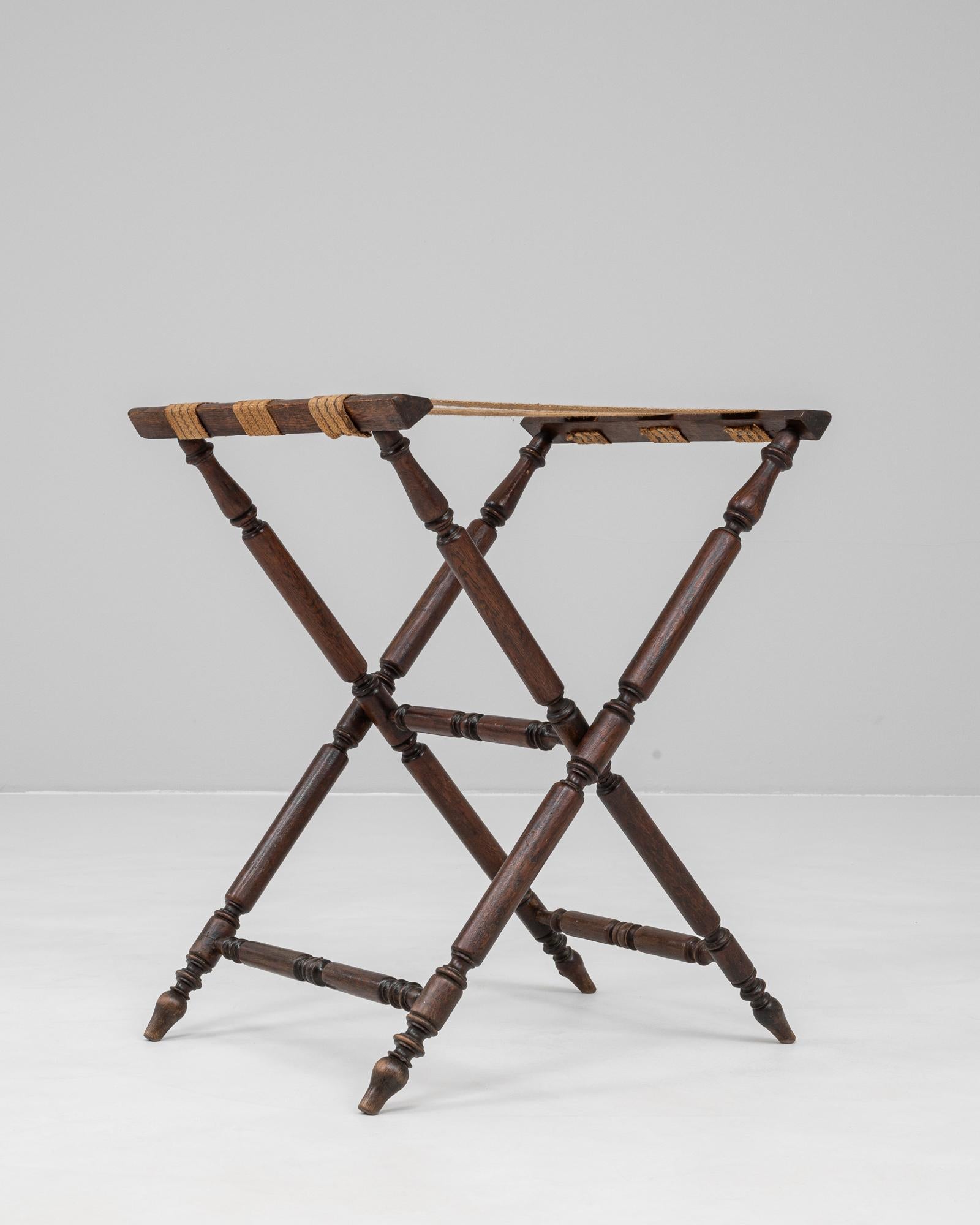 1900er Französisch Butler Tablett Stand im Angebot 2