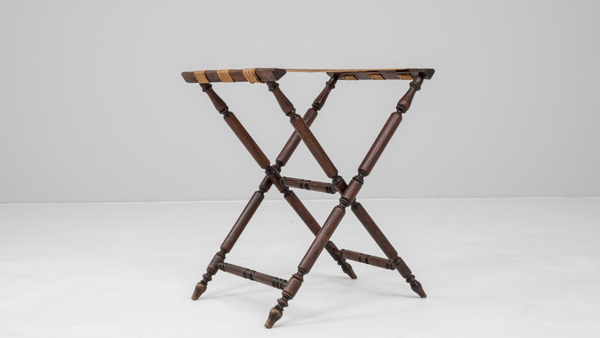 1900er Französisch Butler Tablett Stand im Angebot 3