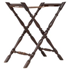 1900s French Butler Tray Stand