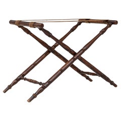 1900s French Butler Tray Stand