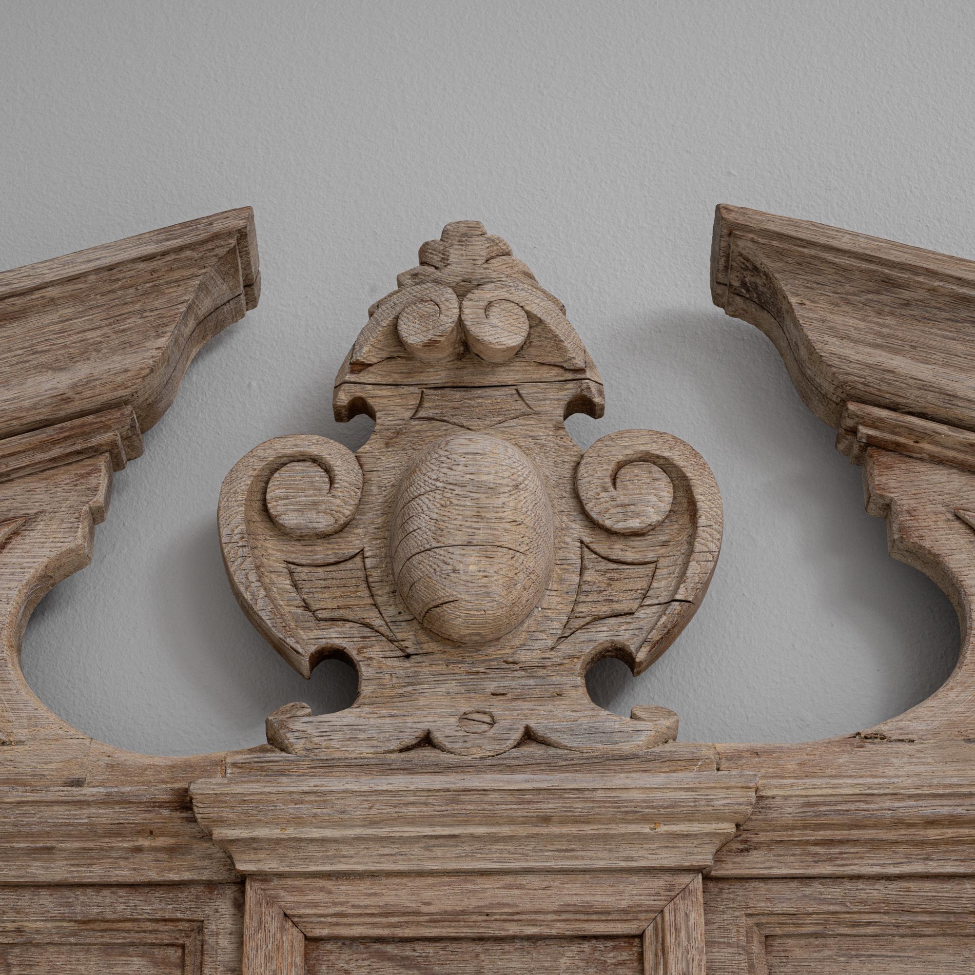Miroir de sol en bois sculpté français des années 1900 en vente 4