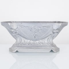 1900s French Cast Aluminum Planter