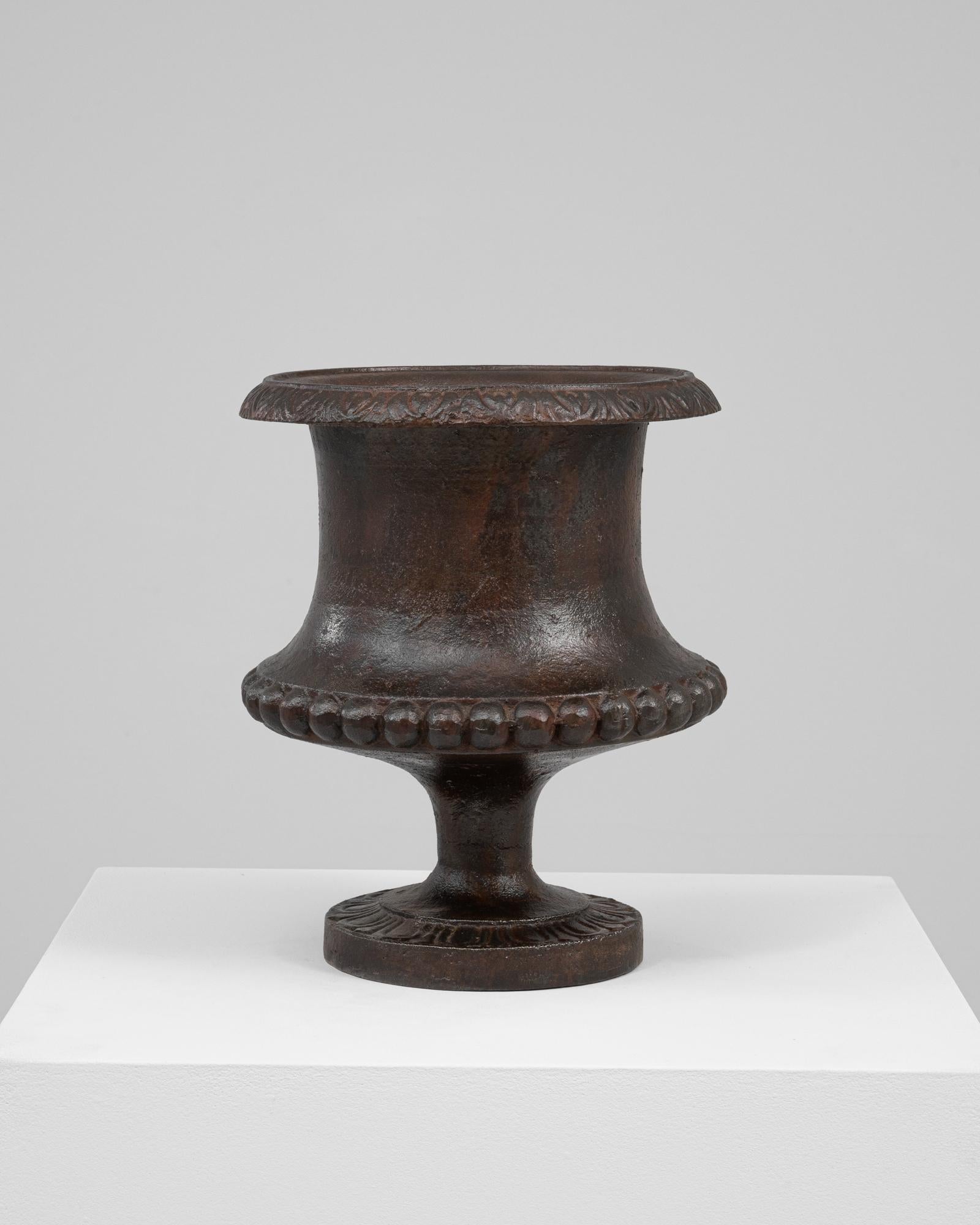 20th Century 1900s French Cast Iron Planter For Sale