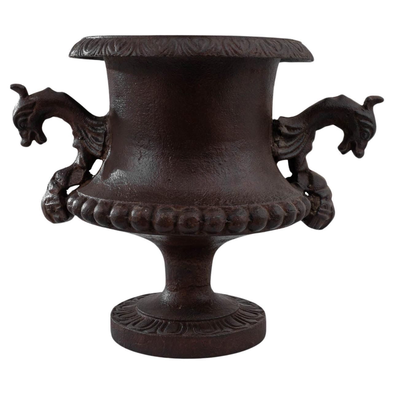 1900s French Cast Iron Planter For Sale