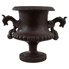 1900s French Cast Iron Planter