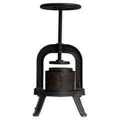 Presse en fonte française des années 1900