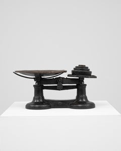 1900s French Cast Iron Scale