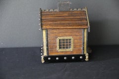 1900's French Cigar Box Modeled as a Chalet