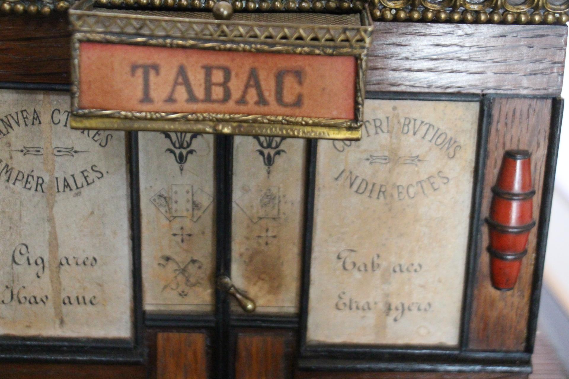 1900's French Cigar Box Modeled as a Tobacco Store 5