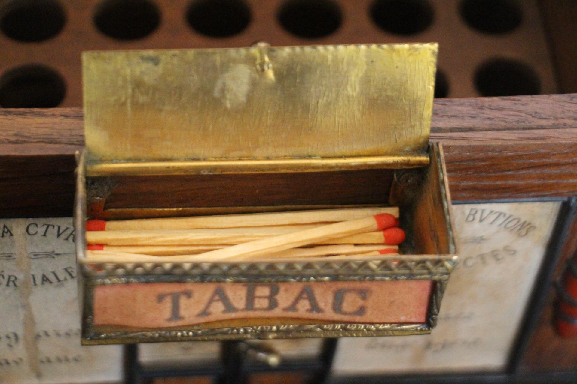 1900's French Cigar Box Modeled as a Tobacco Store 10