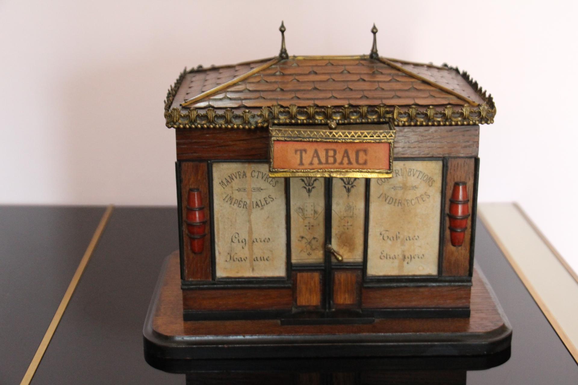 1900's French Cigar Box Modeled as a Tobacco Store 11