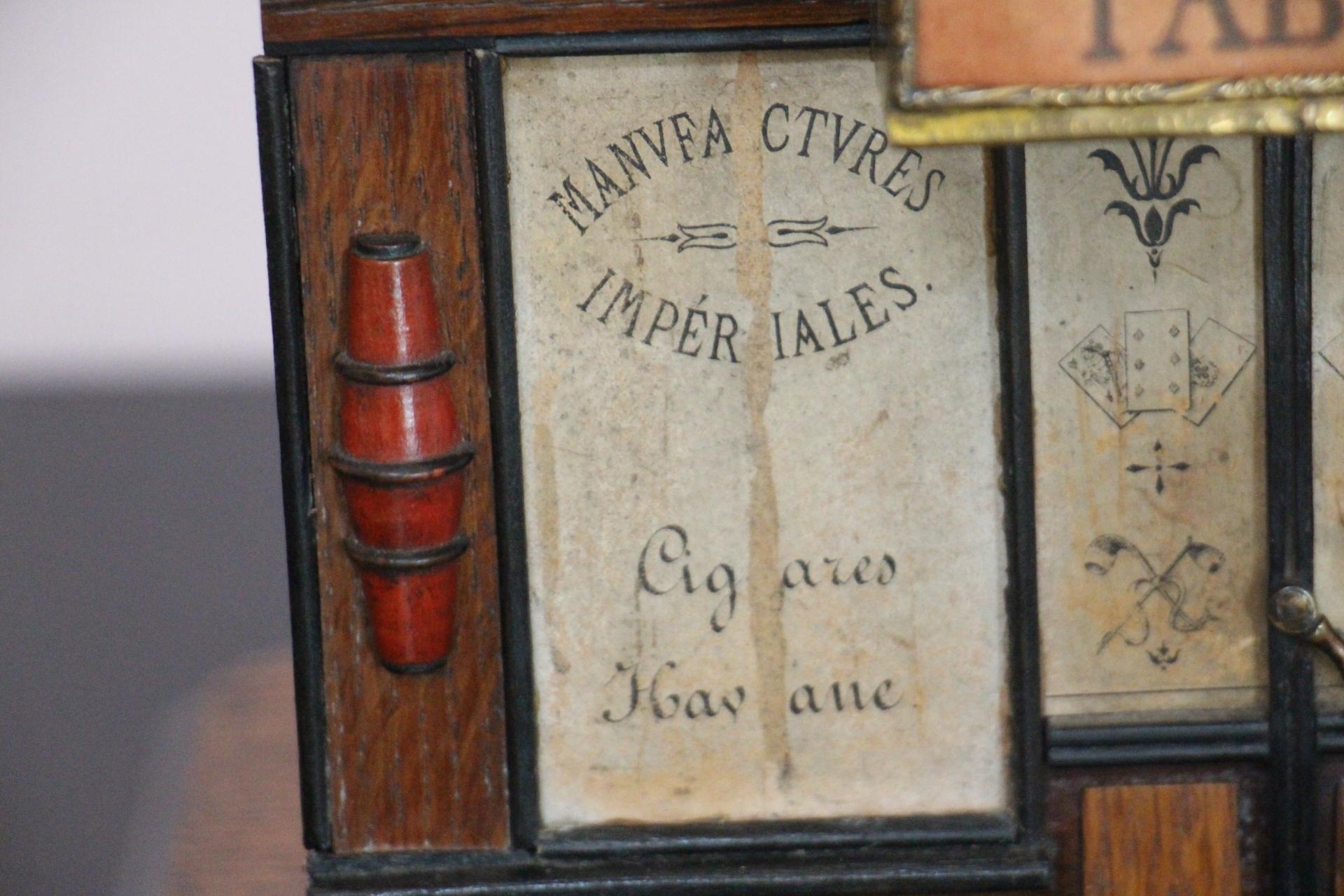 1900's French Cigar Box Modeled as a Tobacco Store 12